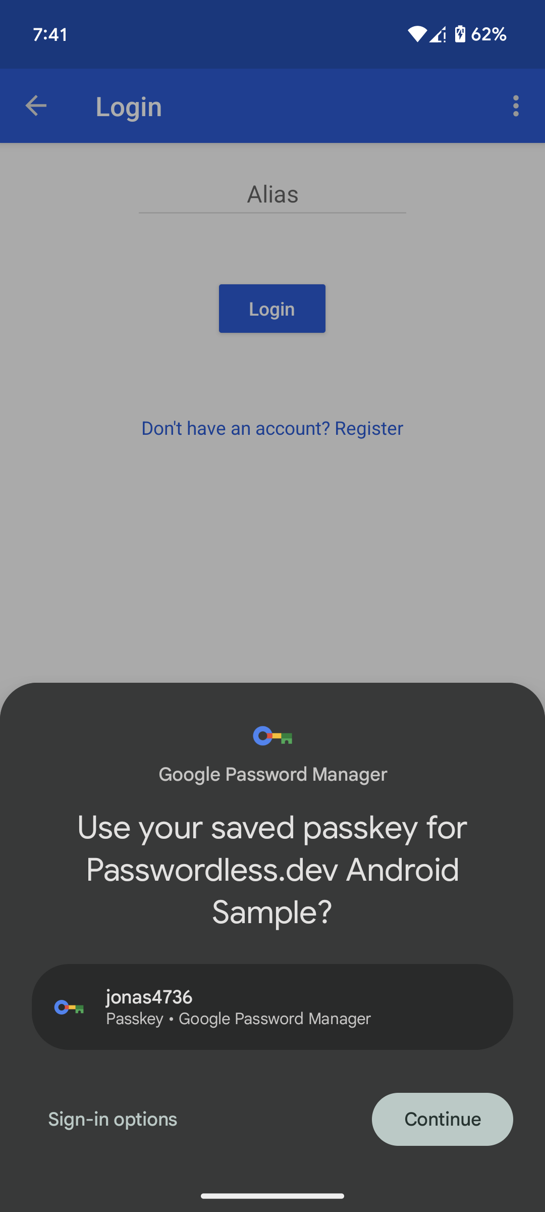 Login #2